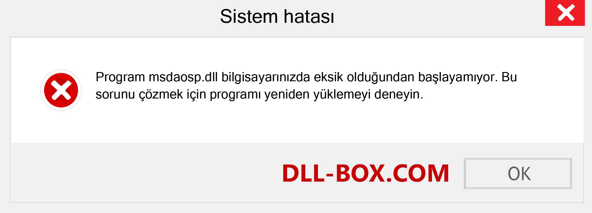 msdaosp.dll dosyası eksik mi? Windows 7, 8, 10 için İndirin - Windows'ta msdaosp dll Eksik Hatasını Düzeltin, fotoğraflar, resimler